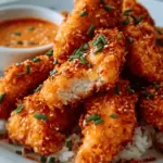 Irresistible Crunch Coconut Chicken + Bang Bang Sauce