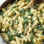 Creamy Garlic‑Butter Spinach Pasta