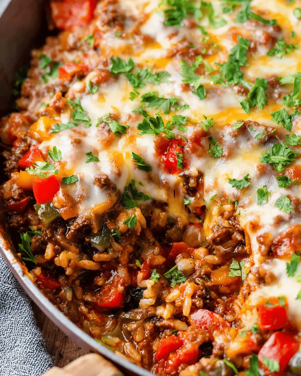 Stuffed Pepper Casserole Beef: A Comforting Family Favorite
