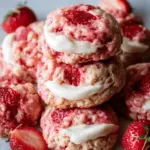 Strawberry Crunch Cheesecake Cookies