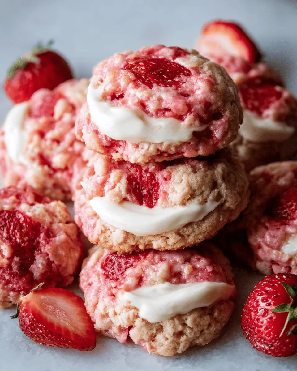 Strawberry Crunch Cheesecake Cookies: Indulgent Treats to Savor