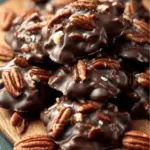 Chocolate Pecan Turtle Clusters