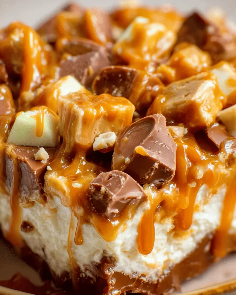 Caramel Apple Snickers Treat: An Easy Indulgence for Fall