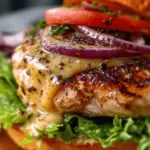 Oktoberfest Maple Mustard Chicken Burger