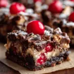 Chocolate Covered Cherry Magic Bars