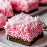 Pink Coconut Snowball Cake Bars