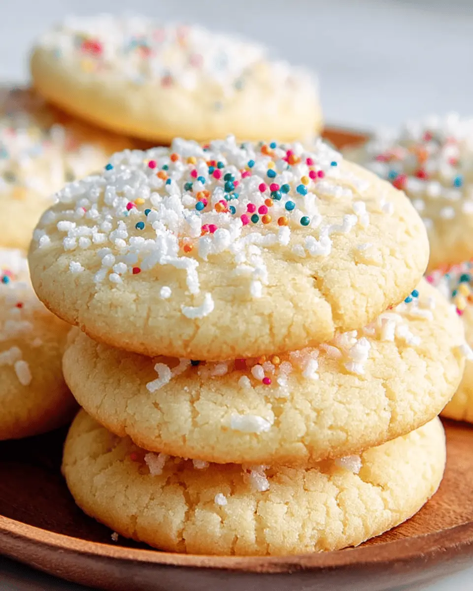3-Ingredient Easy Sugar Cookies: The Best Homemade Treats