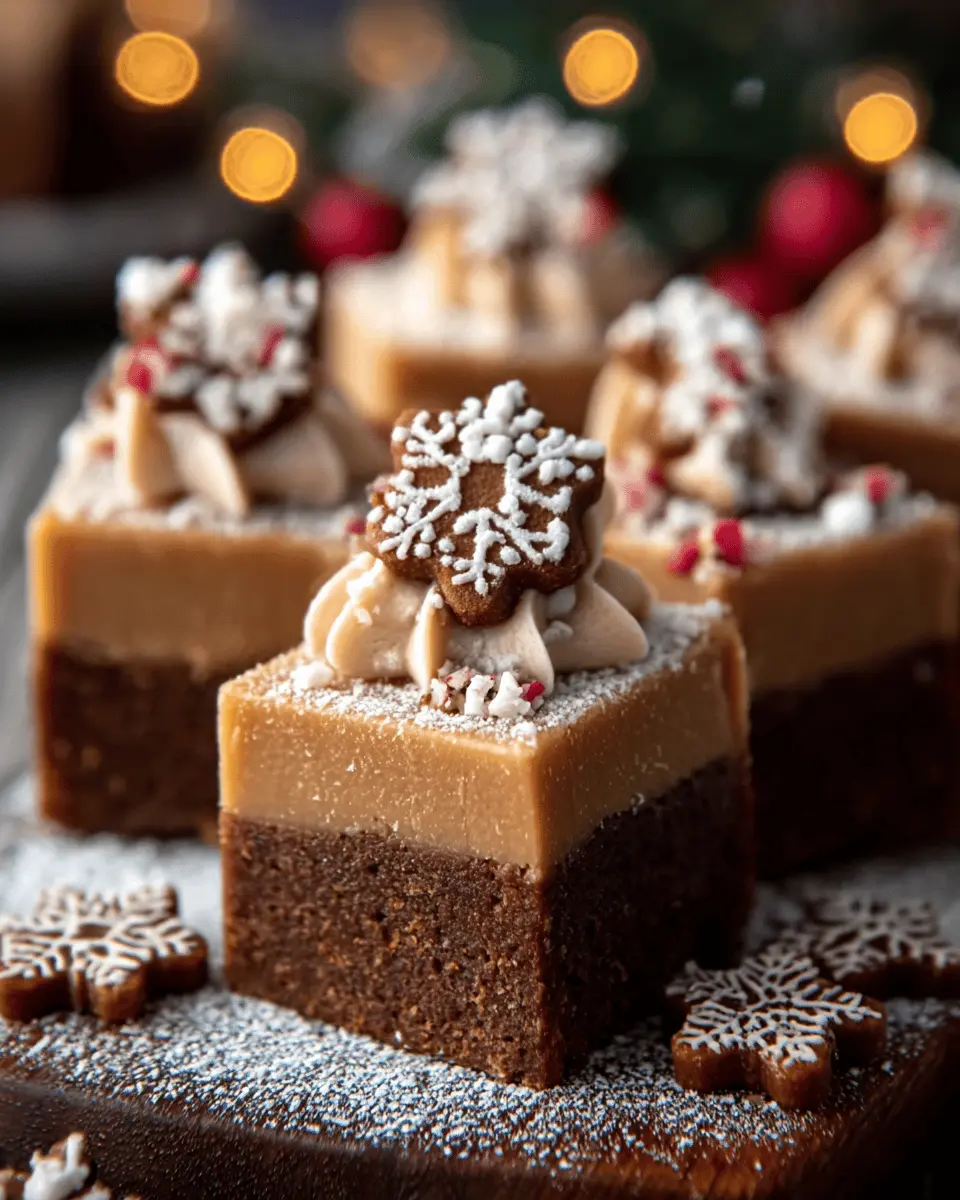 Gingerbread Fudge: One Bite for Instant Christmas Spirit Bliss