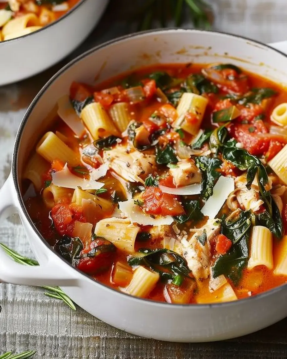 Chicken and Chard Pasta Fagioli: The Best Comfort Food Dish