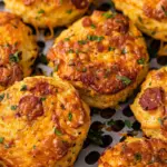 Air Fryer Chorizo and Cheddar Biscuits