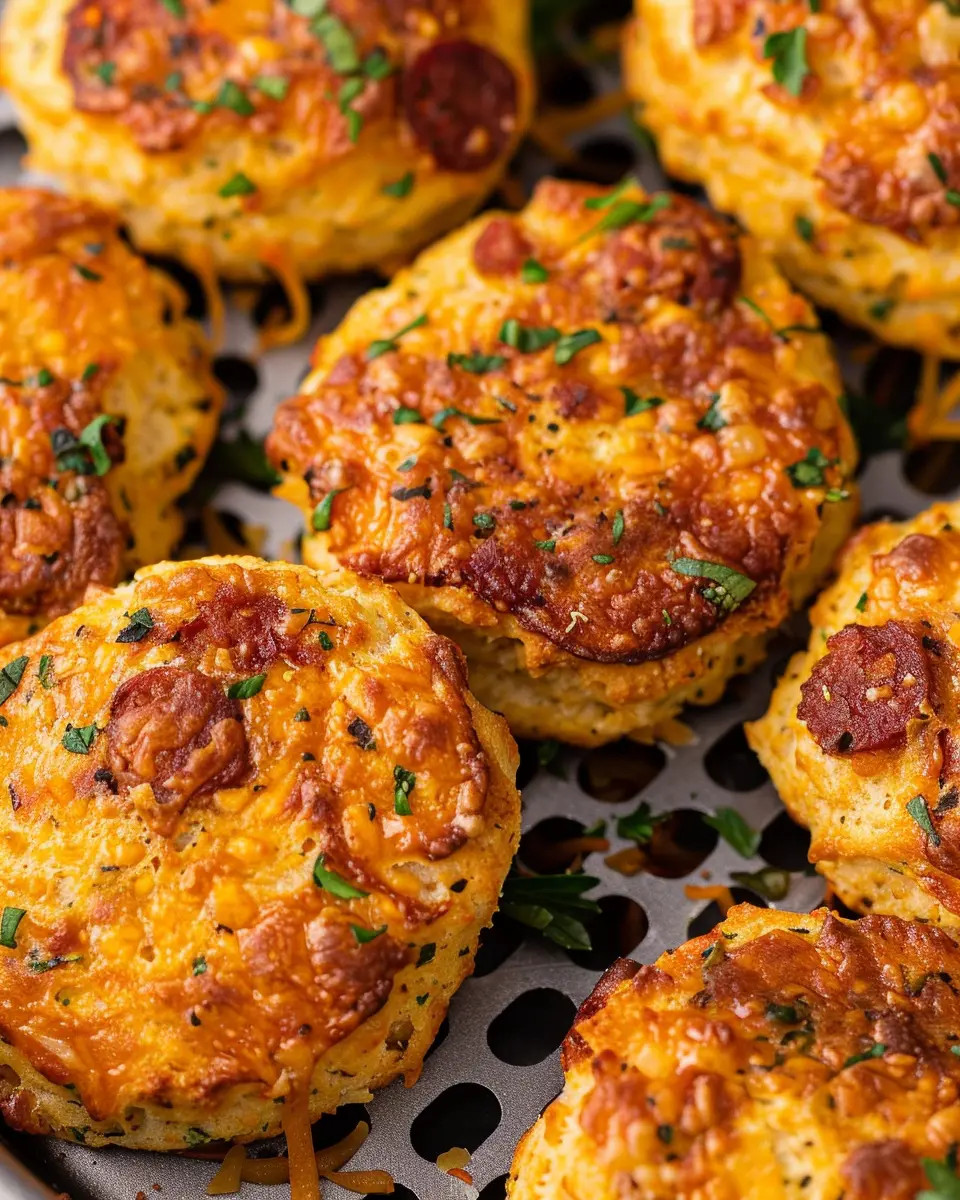 Air Fryer Chorizo and Cheddar Biscuits: Easy and Flavorful Treats