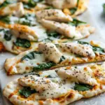Chicken and Spinach Flatbread