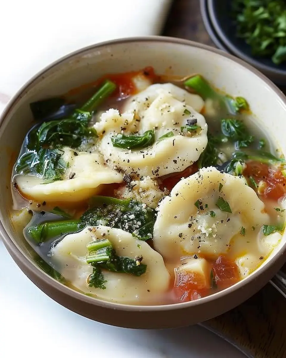 Pierogi Soup: A Cozy Bowl of Comfort with Turkey Bacon and Chicken Ham