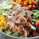 Easy Zesty Southwest Chicken Salad Bowl Recipe