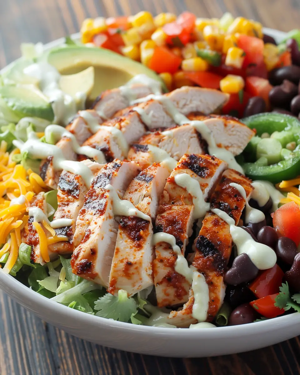 Easy Zesty Southwest Chicken Salad Bowl Recipe for Busy Weeknights