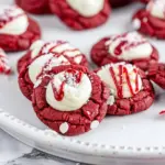 Air Fryer Hershey’s Red Velvet Blossom Cookies