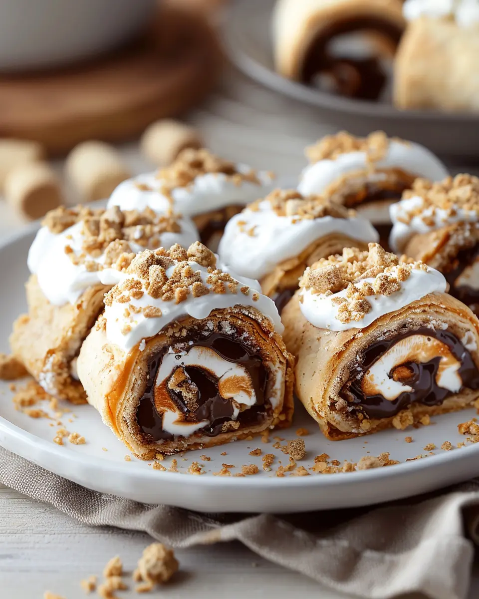 Melt-In-Your-Mouth S’mores Roll-Ups Recipe for Cozy Evenings