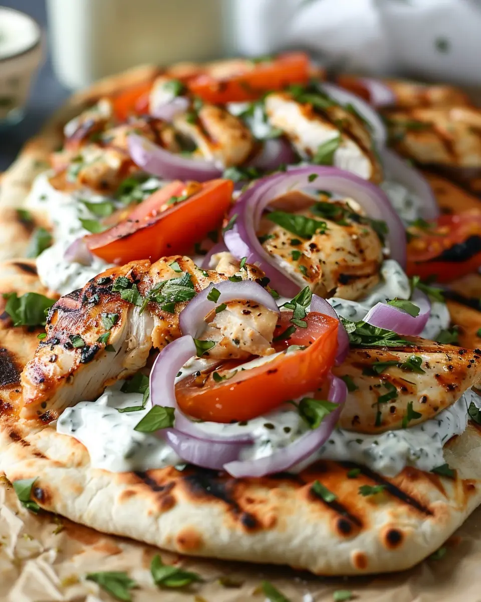 Chicken Gyro Flatbread: Easy Recipe for Fresh, Flavorful Meals