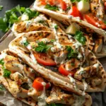 Sheet Pan Chicken Pitas with Herby Ranch Recipe