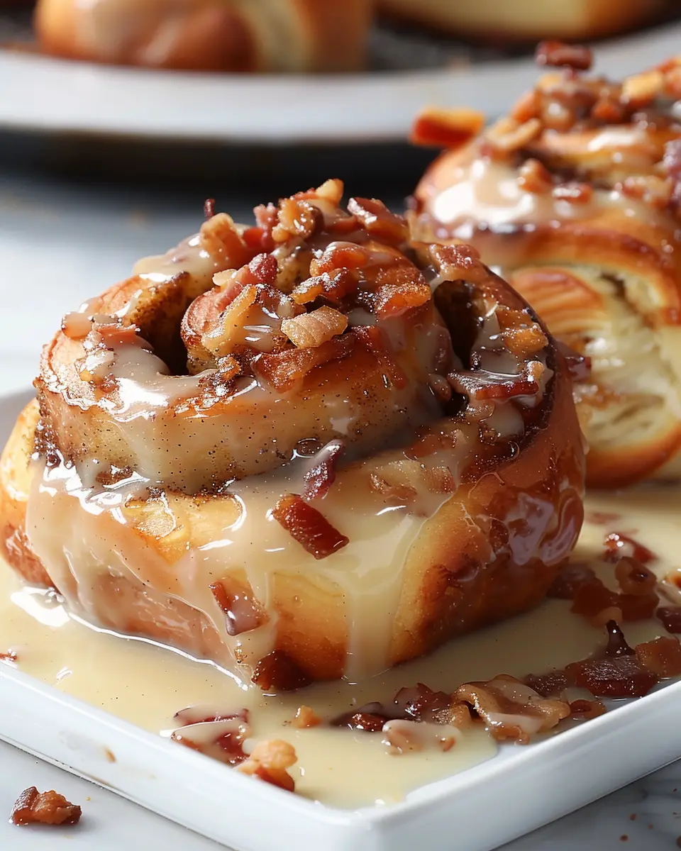 Air Fryer Bourbon Turkey Bacon Cinnamon Rolls: Easy Indulgence at Home