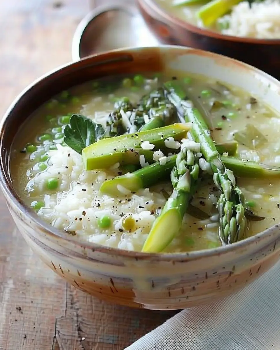 Asparagus and Rice Soup: Easy Comfort Food for Home Chefs