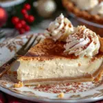 Christmas Eve Cinnamon-Vanilla Creamy Custard Pie Recipe