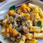Pasta with Sausage and Butternut Squash