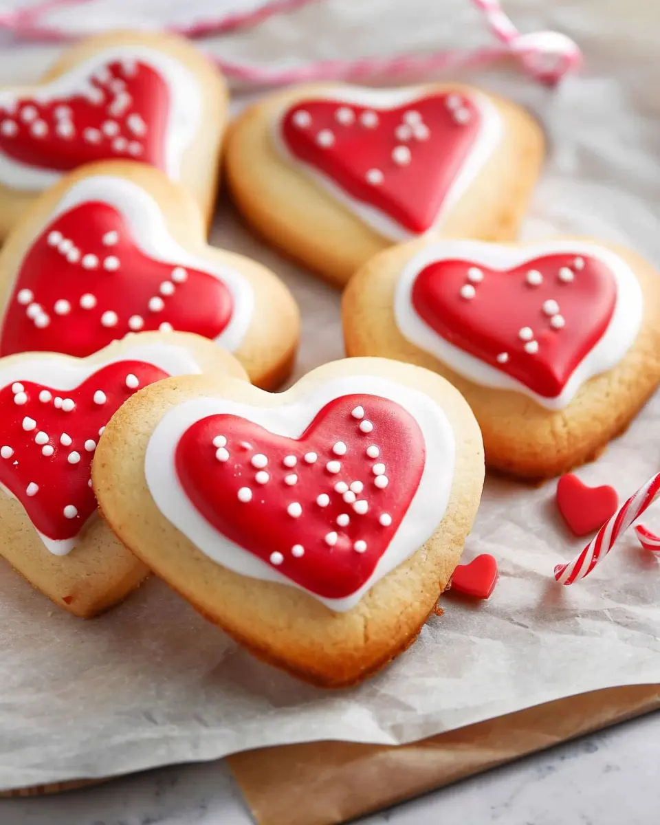 Air Fryer Valentine’s Day Heart Sugar Cookies Made Easy
