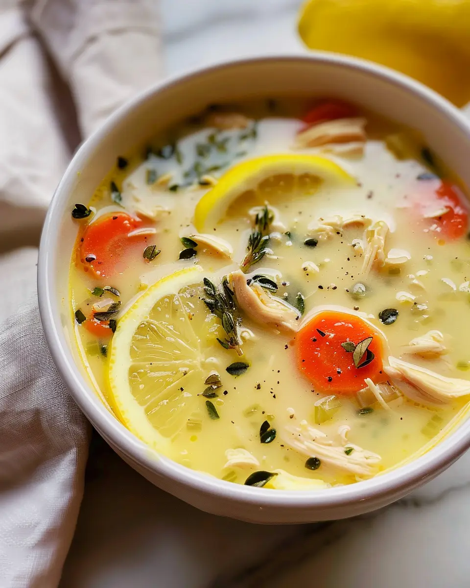 Greek Lemon Chicken Soup: A Bright and Easy Comfort Dish