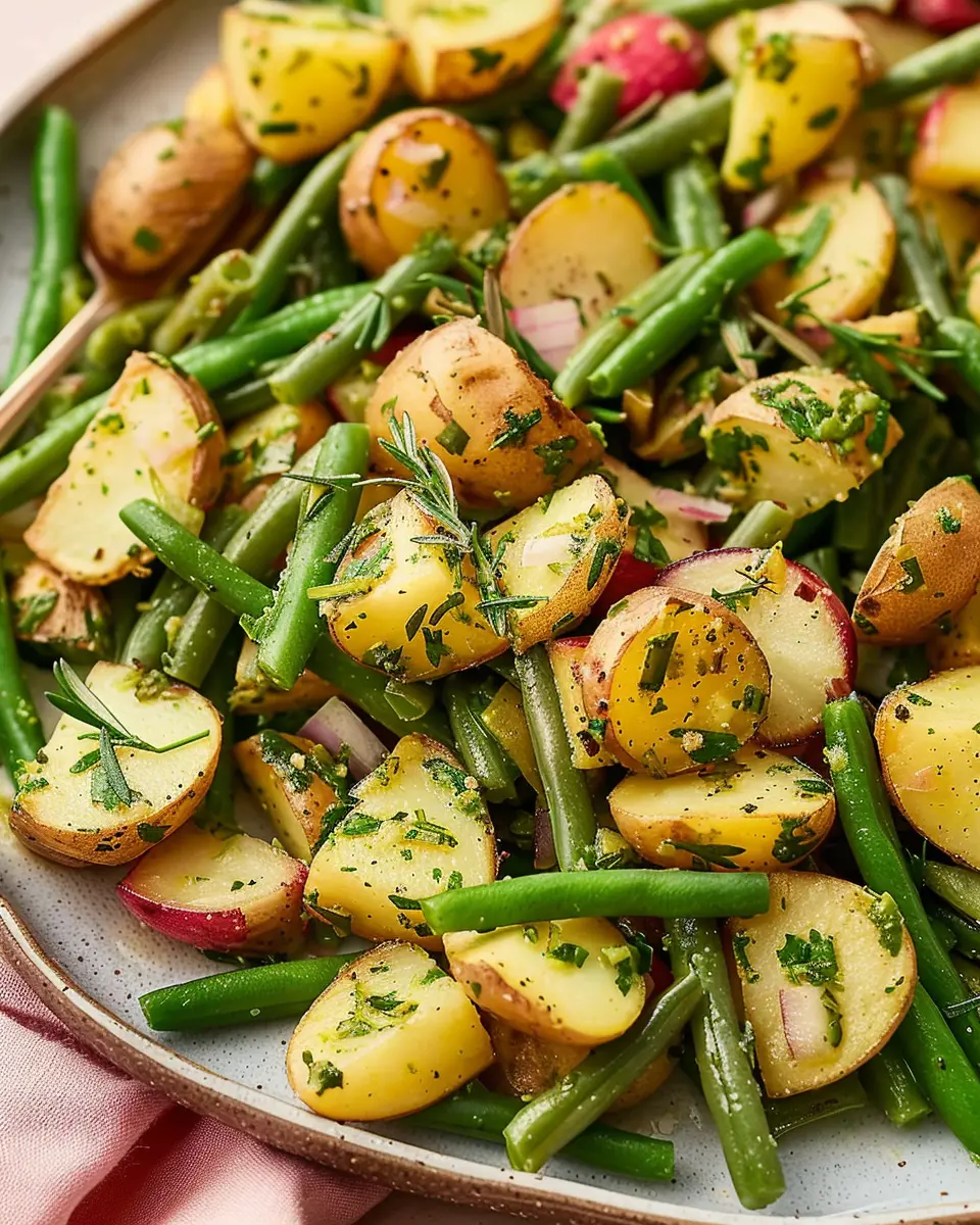 Tangy Potato-Green Bean Salad: A Refreshing, Easy Recipe