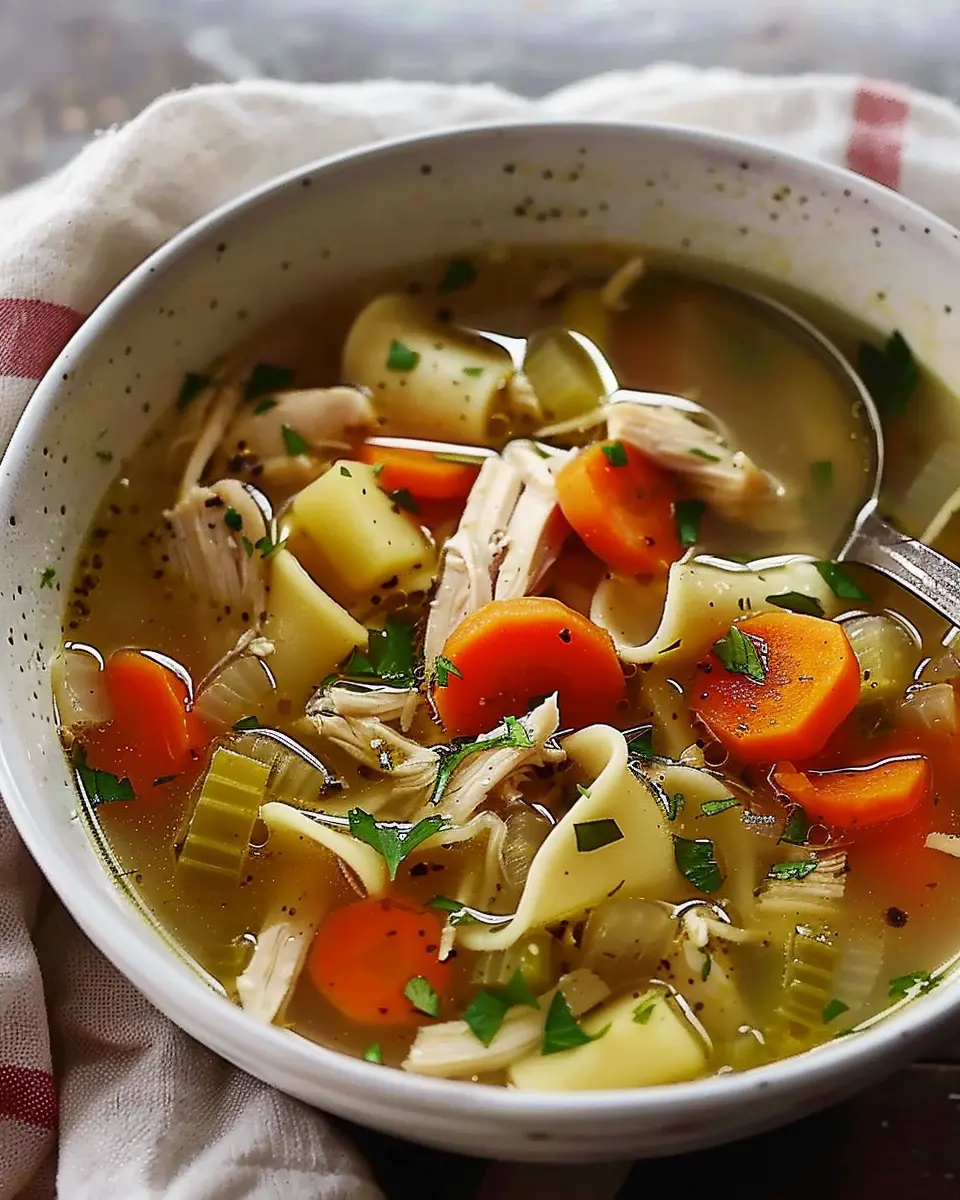 Slow-Cooker Chicken Soup: Easy Comfort in Every Bowl