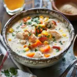 Chicken, Sweet Potato, and Corn Slow-Cooker Chowder Recipe