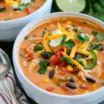 Easy Creamy Chicken Taco Soup