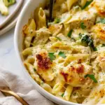 Creamy Chicken Alfredo Casserole