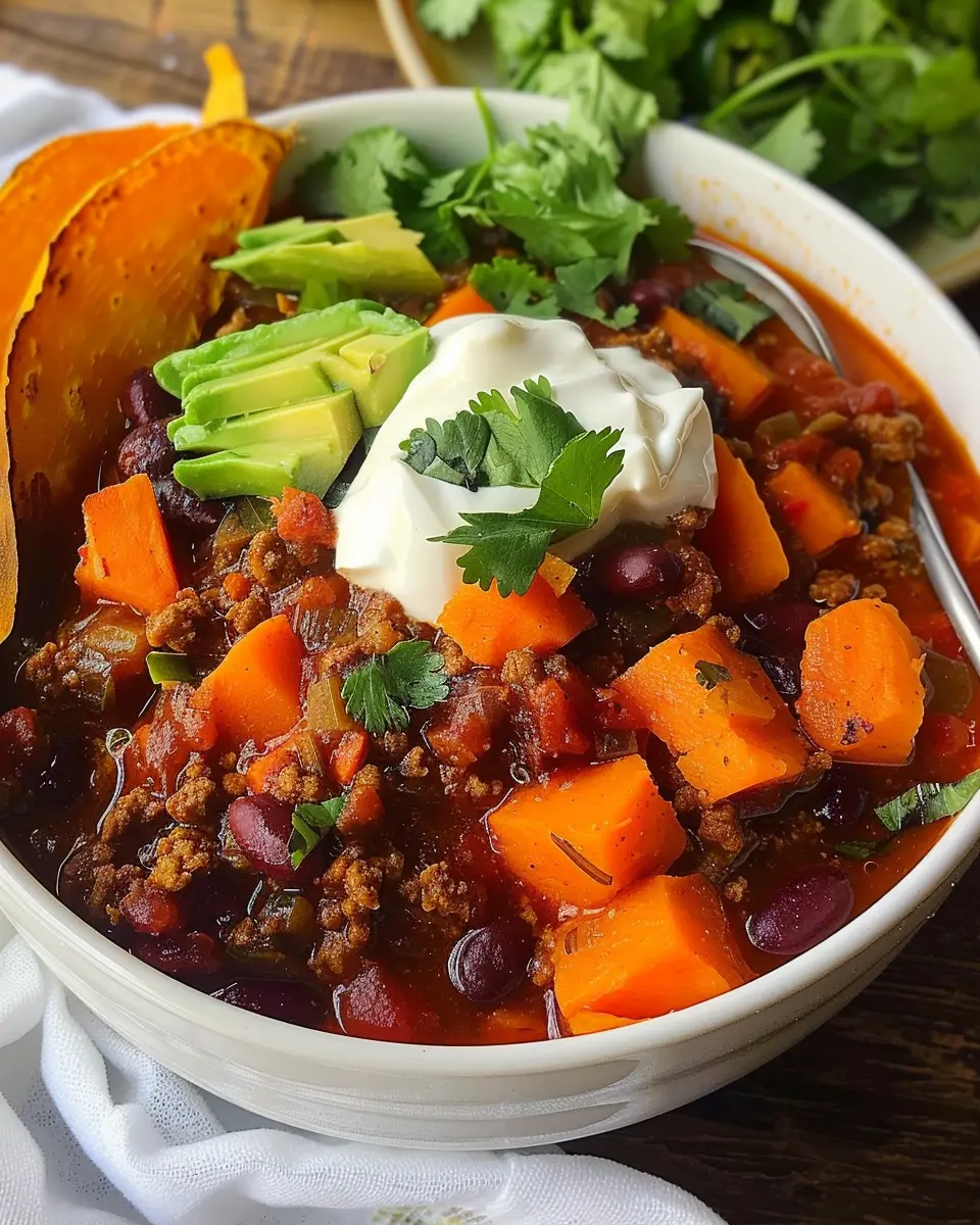 Sweet Potato Chili Recipe: Easy Comfort Food with Turkey Bacon