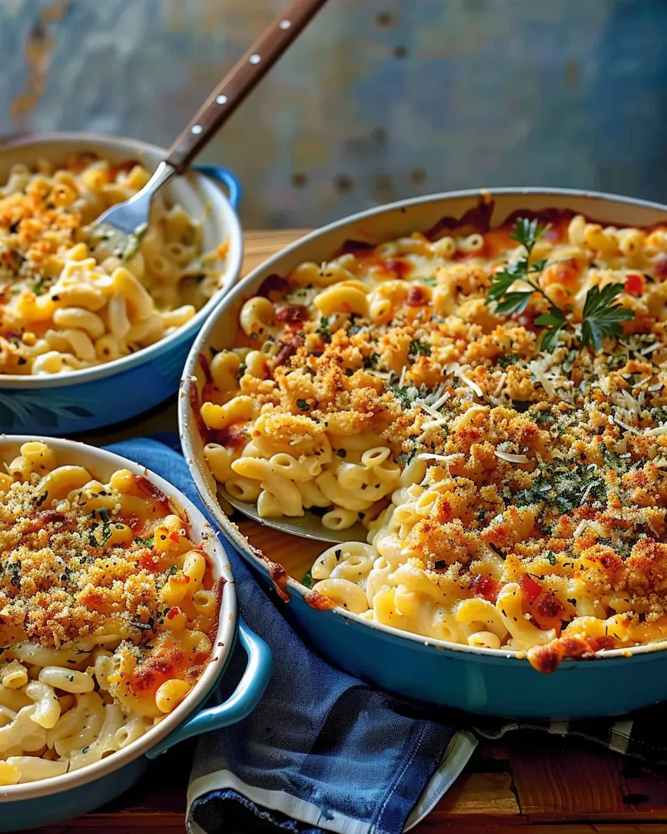 Southern Pimiento Mac and Cheese with Turkey Bacon Bliss