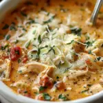 Crock Pot Creamy Chicken Parmesan Soup