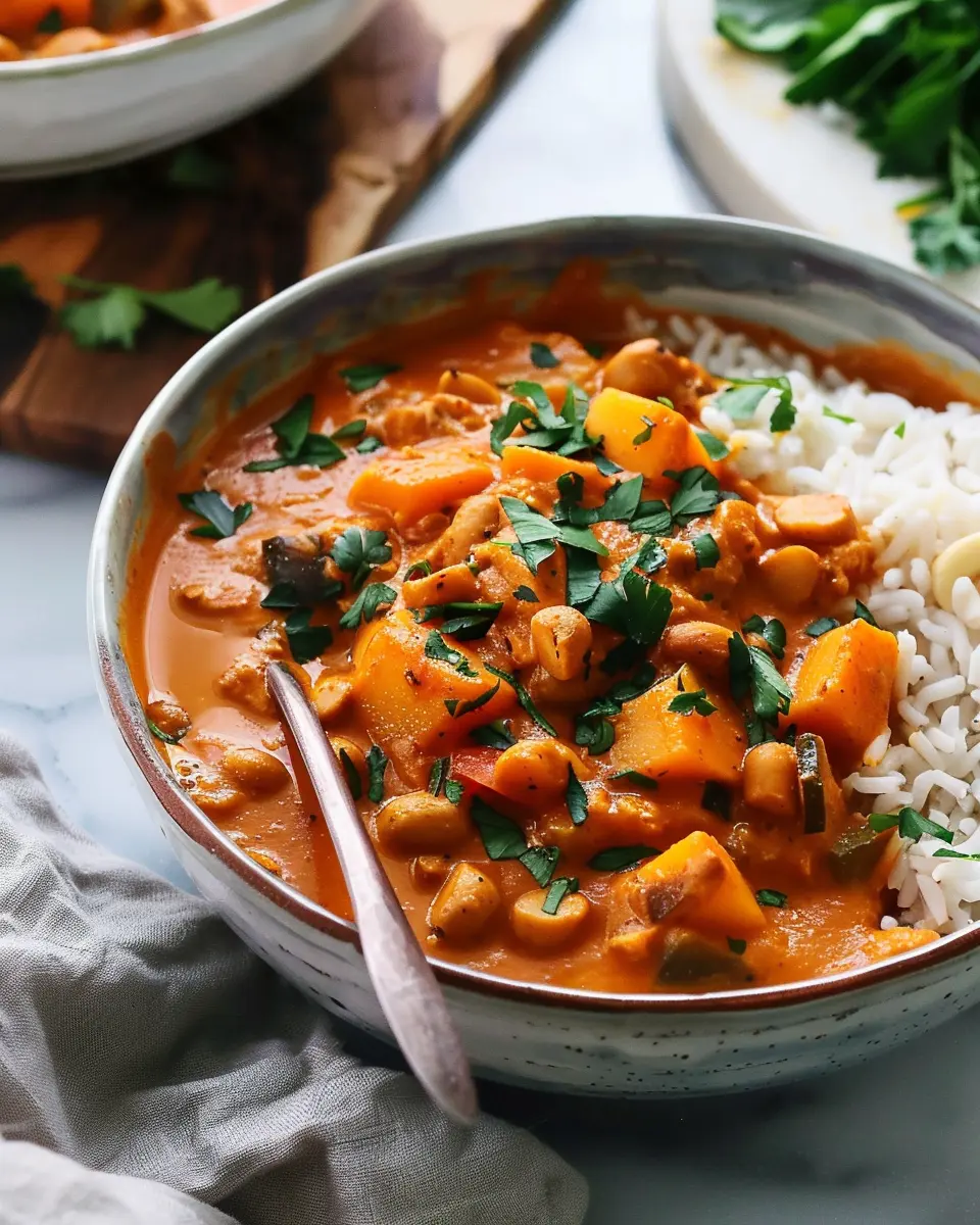 African Peanut Stew: A Delightful Twist with Turkey Bacon