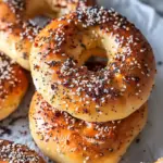 Simple 3 Ingredient Protein Bagels