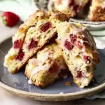 Strawberry-Rhubarb Scones