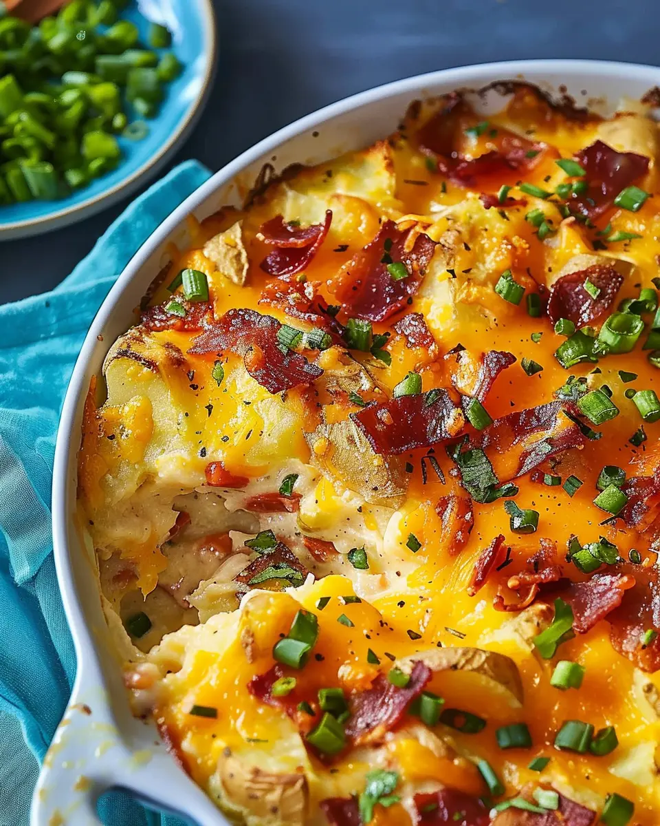 Twice-Baked Potato Casserole: A Delicious Turkey Bacon Twist