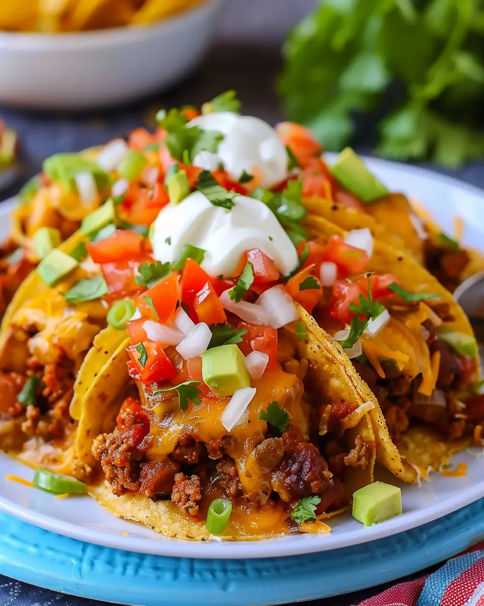 Taco Potatoes: Easy Loaded Delight with Turkey Bacon &amp; Chicken Ham