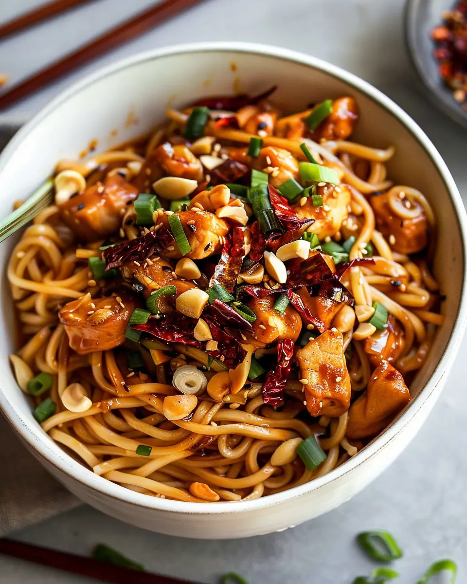Kung Pao Chicken Noodles: Easy Recipe for a Flavorful Twist