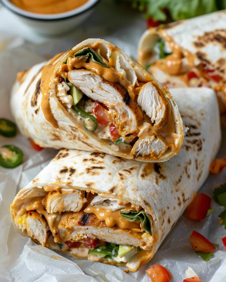 Chipotle Ranch Grilled Chicken Burrito: A Juicy Homemade Delight