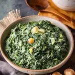 Creamed Spinach with Water Chestnuts