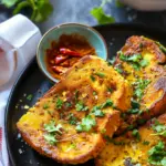 Savory Masala French Toast with Turmeric & Chili