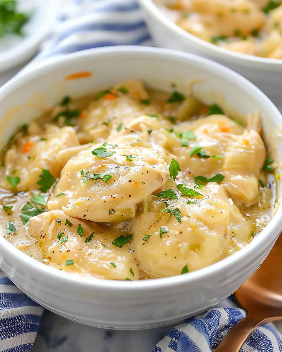 Slow Cooker Chicken and Dumplings: Easy Comfort Food Delight