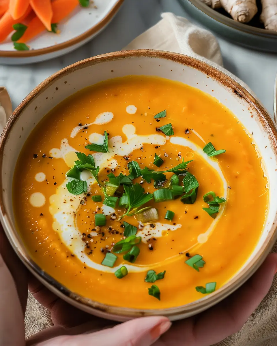 Carrot and Ginger Soup: The Best Comforting and Healthy Recipe