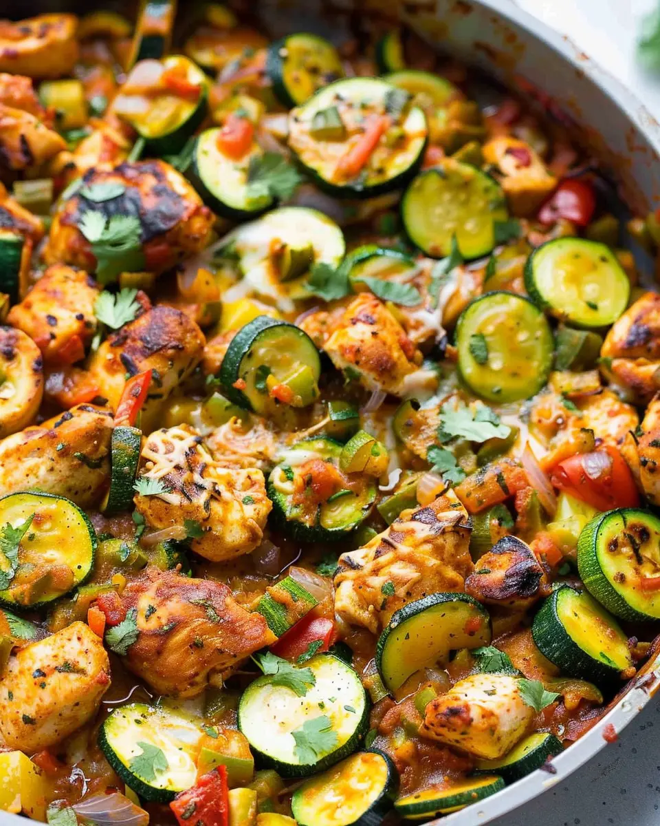 Tex Mex Chicken and Zucchini Recipe: Easy Weeknight Delight