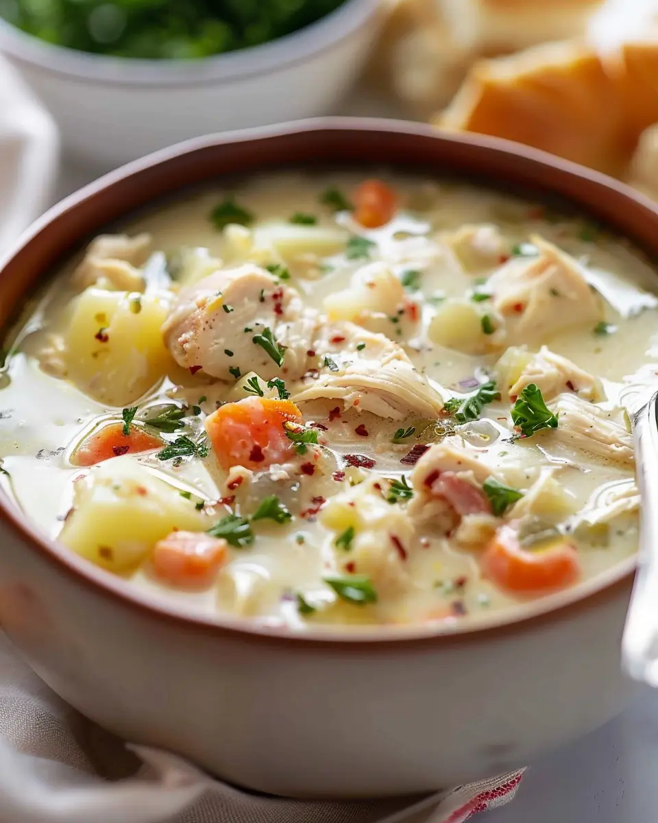 Chicken Potato Soup: Easy Comfort Food with Turkey Bacon Twist